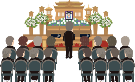 友人・仕事関係の方など、多くの方に参列してほしい